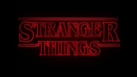 Stranger Things INTRO Recreated with After Effects
