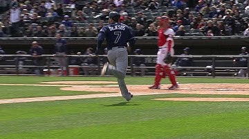 TB@CWS: DeJesus scores on Viciedo