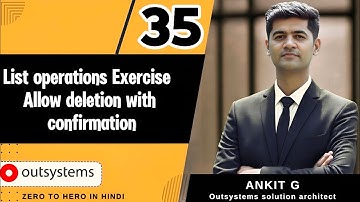 Hoe u een verwijderbevestiging toevoegt aan OutSystems-lijsten | OutSystems-zelfstudie #35