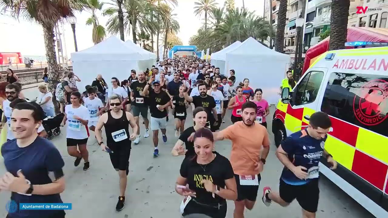 45a Cursa Ciutat de Badalona   Cursa del Dimoni   Ambiente Salida   Llegada 5k y 10k + Podiums
