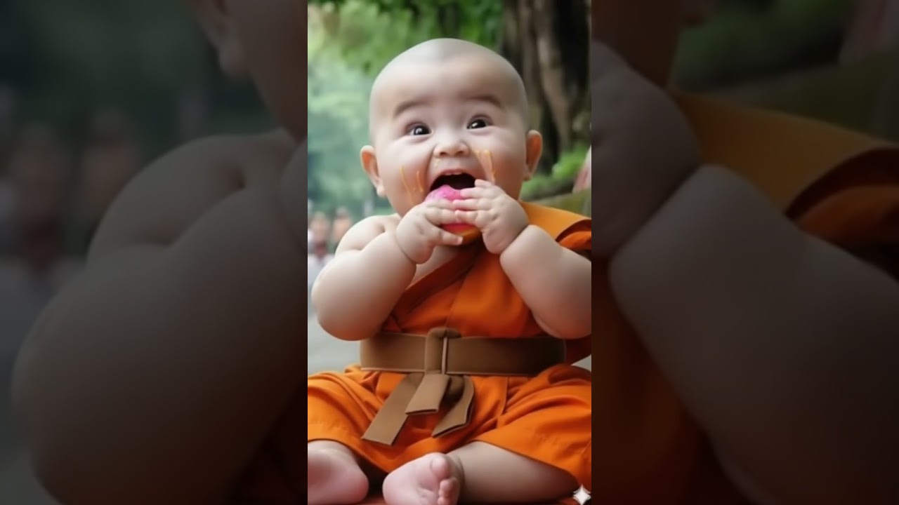 Little monk so cute❤️😜❤️👍 