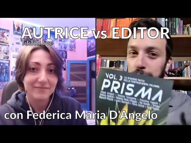 Autrice vs Editor con Federica Maria D'Angelo (TikTok live) - Editing di "PRISMA 3" [Story Doctor]