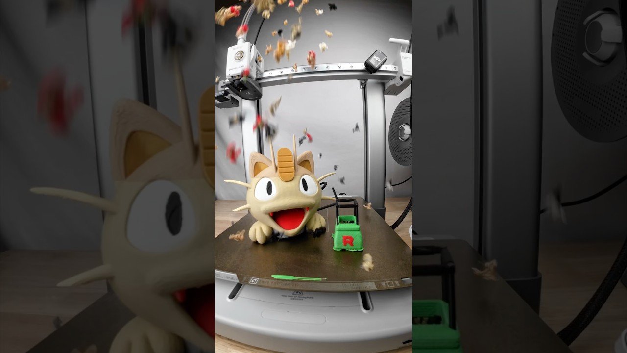 50 Hour FAILED Huge Meowth Balloon Hot Air Balloon, 3D Printed in the Lab! 