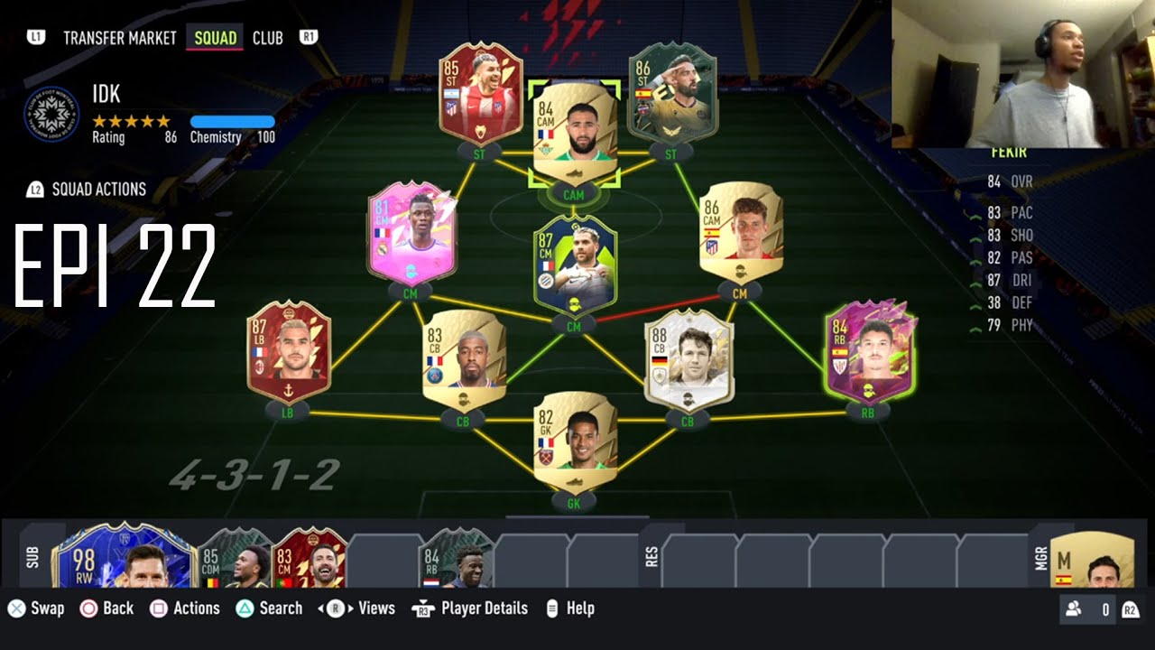 Fifa 22 Ultimate Team 100k Squad Builder Around Baby Lothar Passion Fc Youtube