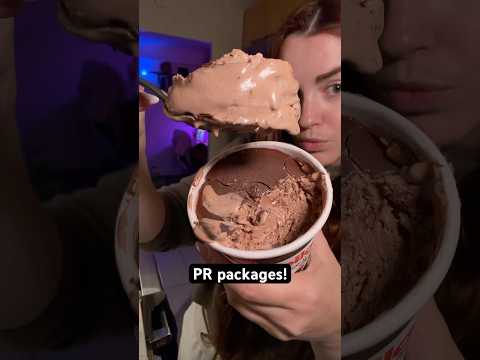 Only eating PR packages! #prpackage #nutella #pbr #pickles #icecream #underarmour #chopped #foodie