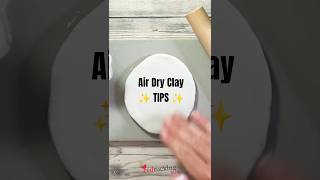 Cut Perfect Shapes in Air Dry Clay Every Time! #AirDryClay #ClayCrafts #CraftTips #diycrafts