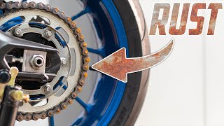 My Motorcycle's Chain Keeps Rusting Let's Fix It