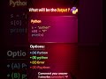 Small steps in coding lead to big success 💻#python #pythonquiz #codingchallenge #learnpython