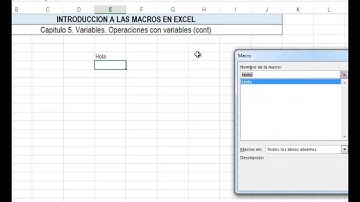 Introduccion macros Excel 2013. Tema 5