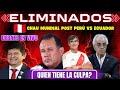 ELIMINADOS DEL MUNDIAL!! PERÚ QUEDO FUERA LUEGO DE EMPATAR CON ECUADOR QUIEN ES EL CULPABLE? #FYP