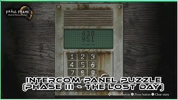 Intercom Panel Puzzle (Director