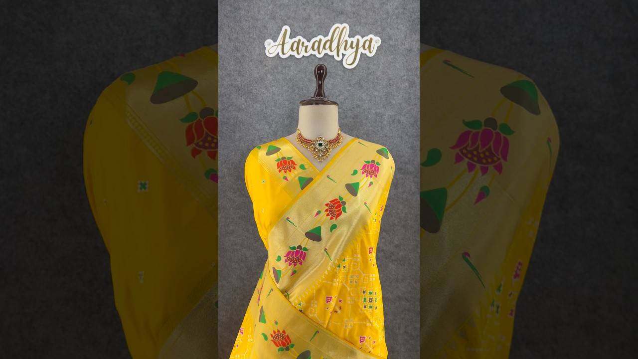 Royal Kanchivaram Patola Paithani Silk Saree
