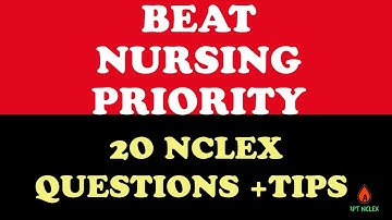 NCLEX Practice Questions: Nursing Prioritization Review | Test Taking Strategies