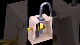 Wood Antique Locks, Latches & Keys | 3d Animation - Clip 84
