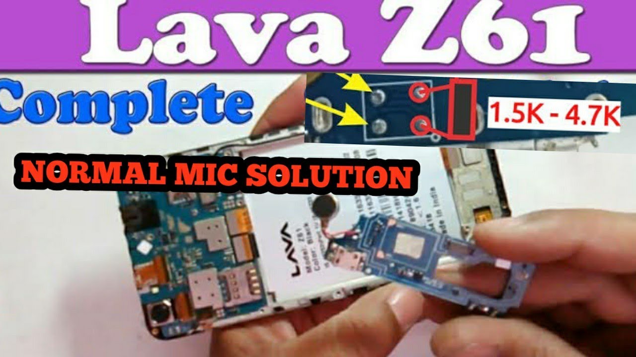 LAVA Z61 MIC SOLUTION, USE UNIVERSAL MIC WORKING EASY 1000%