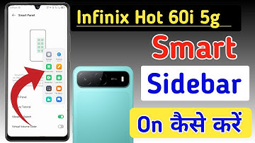 Infinix Hot 60i 5g me smart sidebar kaise enable kare/how to enable smart sidebar in Infinix Hot 60i