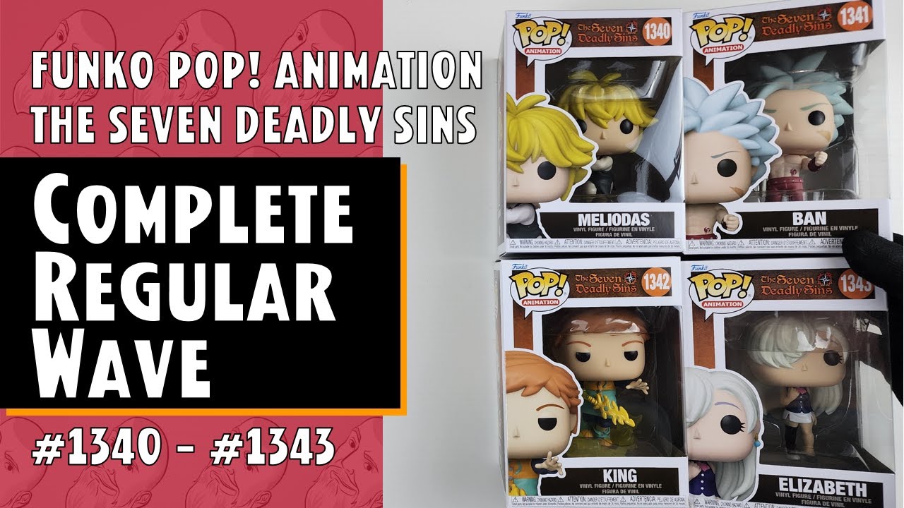 The Seven Deadly Sins Funko Pop - Complete Regular Wave // Just