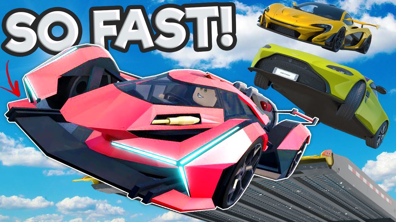 Jumping the FASTEST NEW CAR is so Satisfying in Roblox Car
