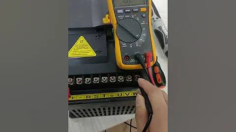 How to measure input and output circuits of VFD with multimeter