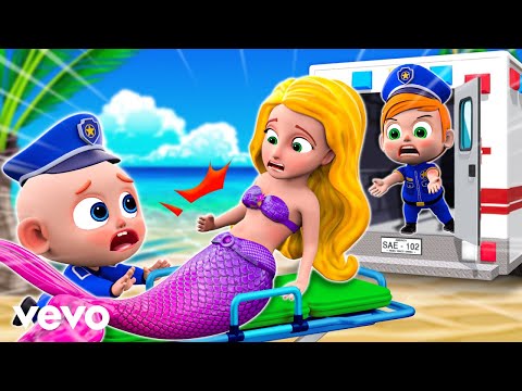 Rescatar a La Sirena 🧜‍♀️👮 Bebé Policía 🚓 Canción de la Policía & Canciones Infantiles #PIB