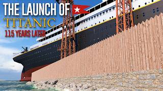 The Launch of R.M.S. Titanic | Animated 115 Years Later