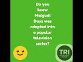 Do you know Malgudi Days was adapted into a popular television series