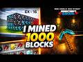 1000 Blocks Straight Mining | “One World, One Story” # Ep 16 | Minecraft Survive in Telugu |