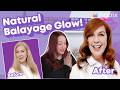 Copper Blonde Balayage &amp; Grey Coverage Tutorial | Matrix SoColor