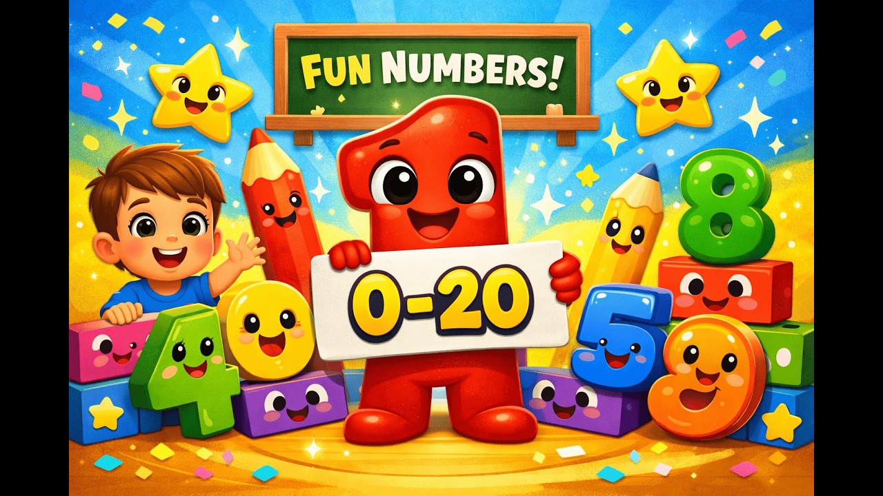 Learn to Count 0 to 20 | Fun Tracing & Number Practice for Kids ...