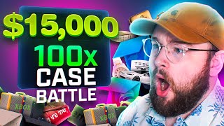 MY 100 CASE HYPEDROP BATTLE PAID ME SO MUCH! (1v1v1)