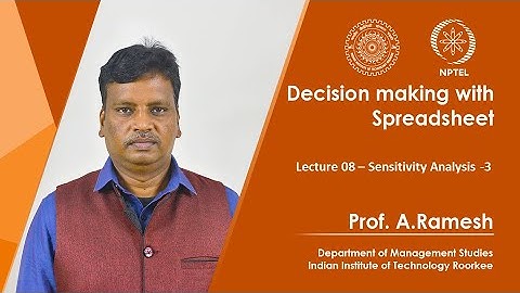 Lecture 08 - Sensitivity Analysis - 3