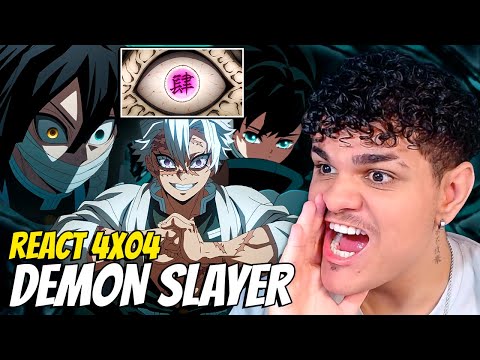 TOKITO VS OBANAI & SANEMI! ELA É O LUA SUPERIOR 4?! Demon Slayer EP 4 Temporada 4 - REACT
