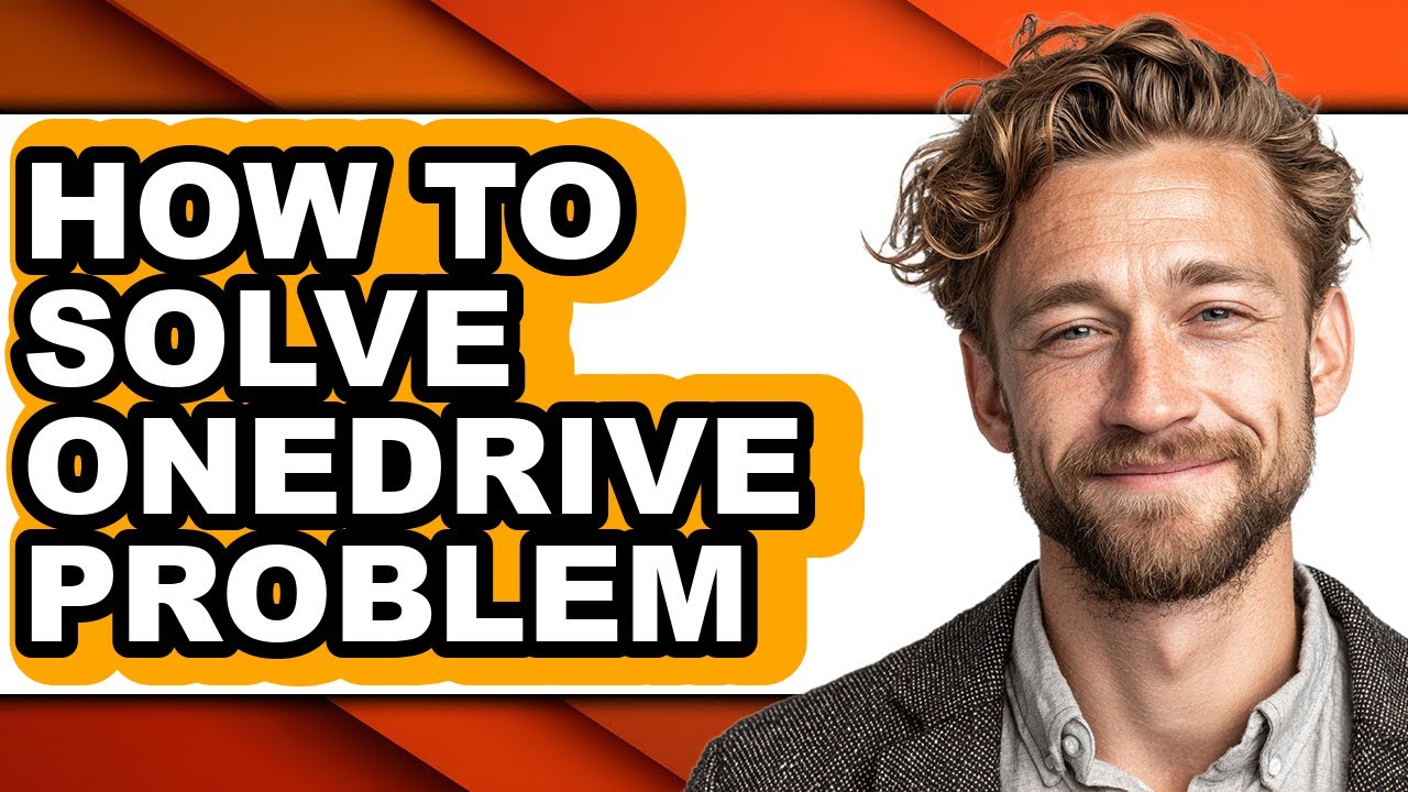 How to Solve Onedrive Problem - Easy Guide - YouTube
