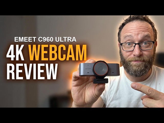 Emeet C960 Ultra 4k Webcam Review