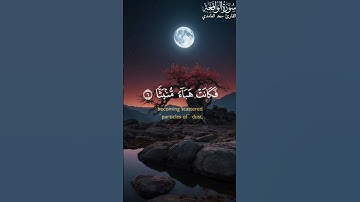 سورة الواقعة| القارئ سعد الغامدي| تلاوة هادئة #اكسبلور