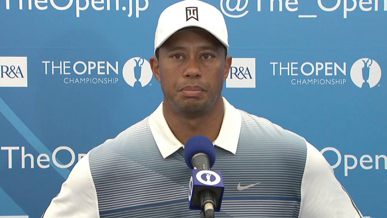 Tiger Woods Press Conference First Round YouTube