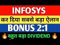 INFOSYS  LATEST NEWS | INFOSYS  NEWS TODAY | MARKET SUPPORT 