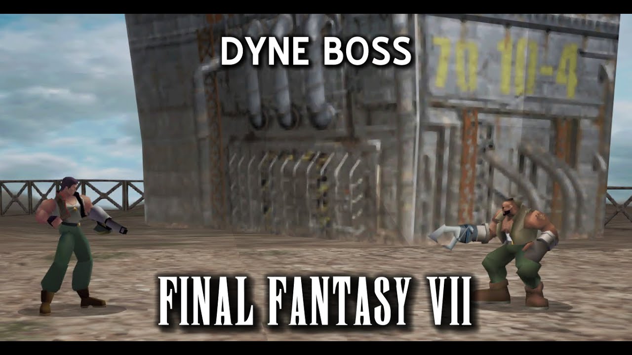 Final Fantasy VII | Dyne Boss Battle (PS1, PS4) - YouTube