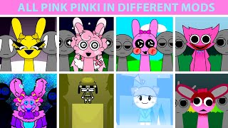 Incredibox Sprunki All Pink Pinki In Different Mods