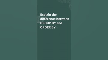Group By and Order By in SQL #shorts #sql #database