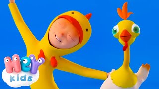 Spock-a Doodle, Chicken Noodle 🐓 & more Animal songs! | HeyKids Nursery Rhymes | Animaj Kids