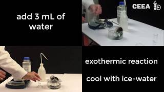 Determination of the mass percentage of carbon in sugar method 1