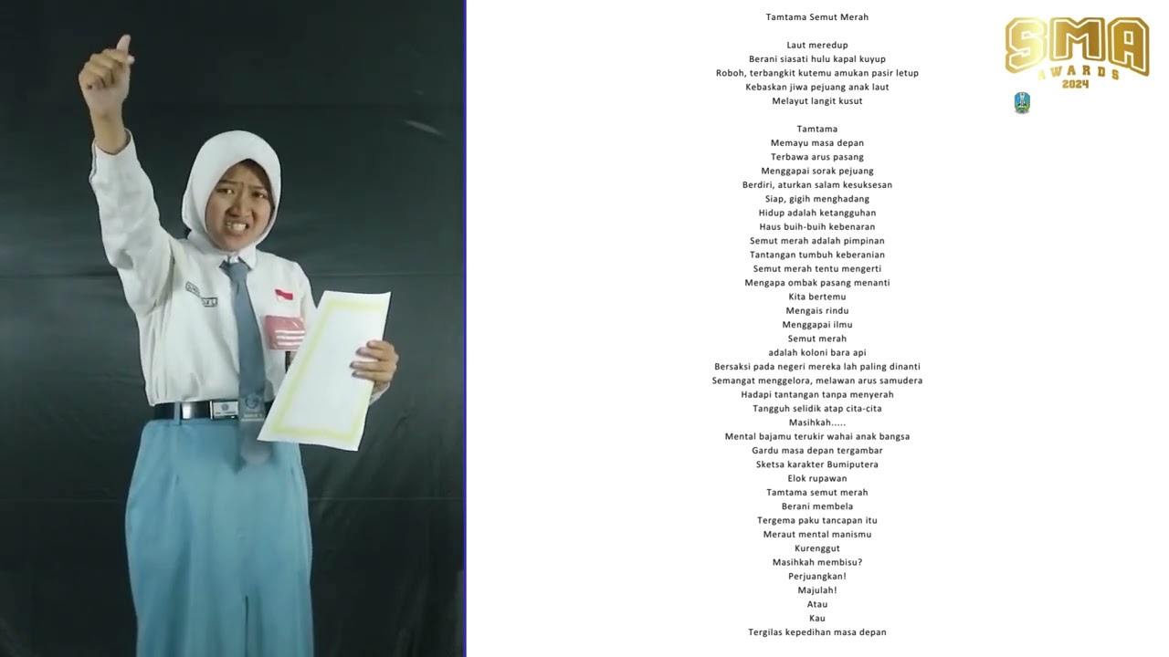 Jawapos SMA Awards 2024 - Lomba Cipta dan Baca Puisi - SMA Negeri 1 Purwosari