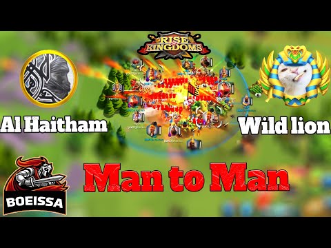 Man to Man Wild lion vs Al Haitham I Rise Of Kingdoms