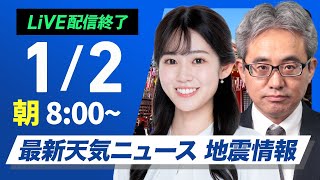 ウェザーニュースの配信のサムネイル画像