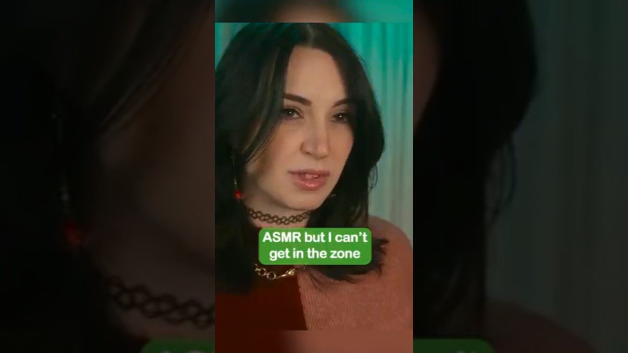 ASMR but I can't get in the zone to film #asmr