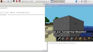 Minecraft steuern mit Python-Programmen – Teil 6: Minecraft mit einem Python-Programm erweitern
