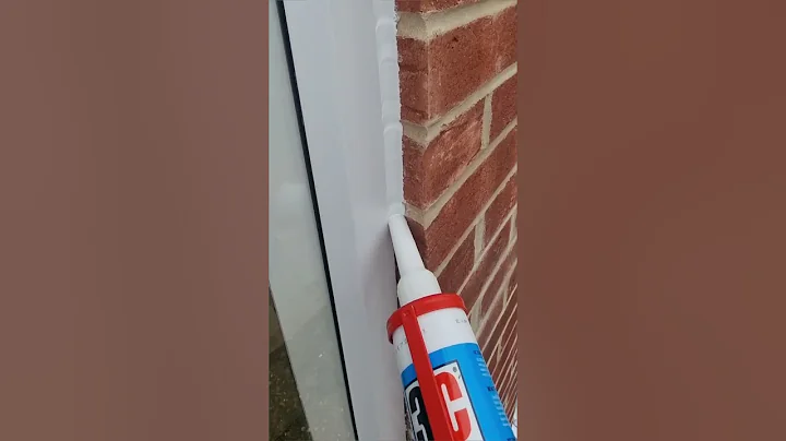 Silicone Sealant tooling to window frame- Mastic Man