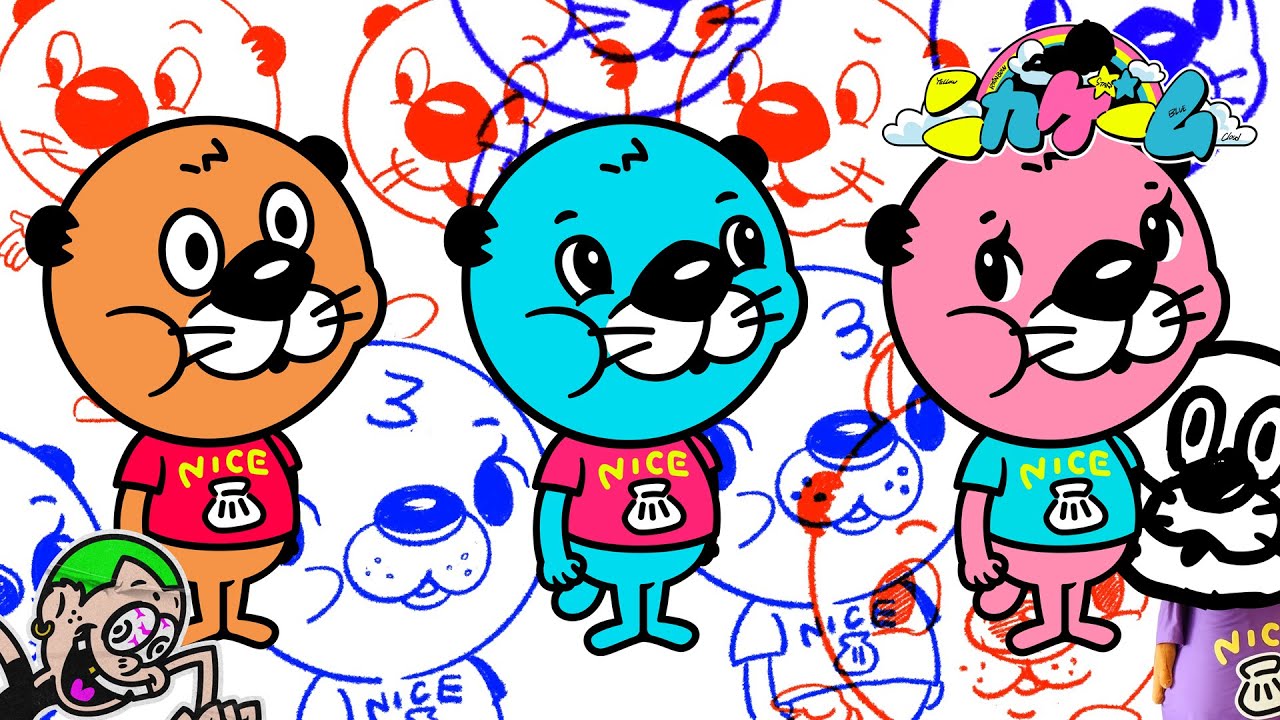 【ニカゲーム】ラッコのラコちん誕生物語【キャラクターデザイン】