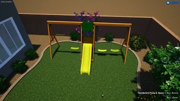 Ruiz Backyard Oasis- Thunderbird Pools and Spas- ThunderScapes